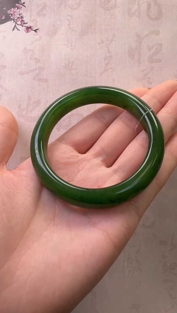 【闪购商品】和田玉（碧玉）手镯未镶嵌碧玉手镯
