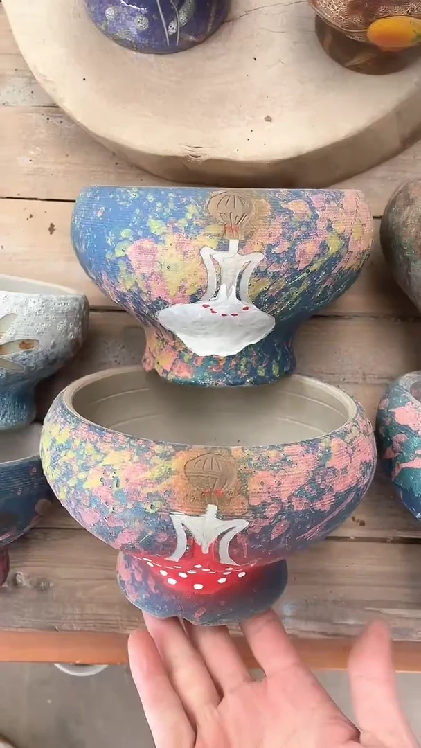 【闪购商品】摆件8-309口14高11    二个