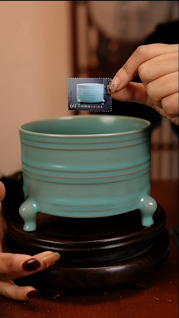 瓷片原产地原矿釉汝瓷