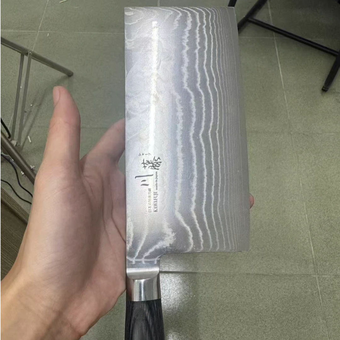 日式钢材斩切刀家用菜刀切肉切菜超锋利站切两用厨师厨房专用刀