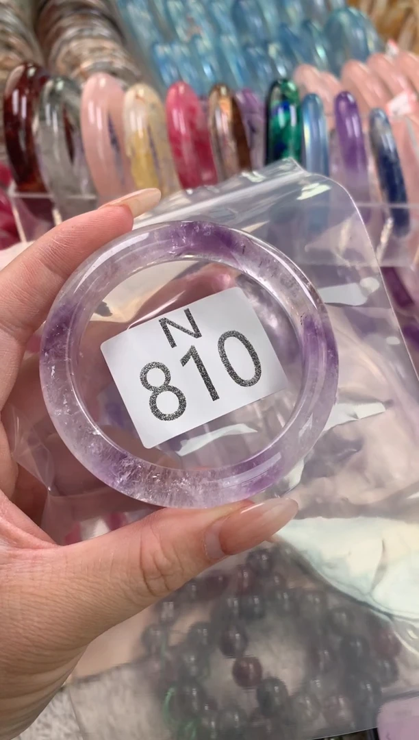 水晶珠宝半成品未镶嵌J*y水晶手镯810-55