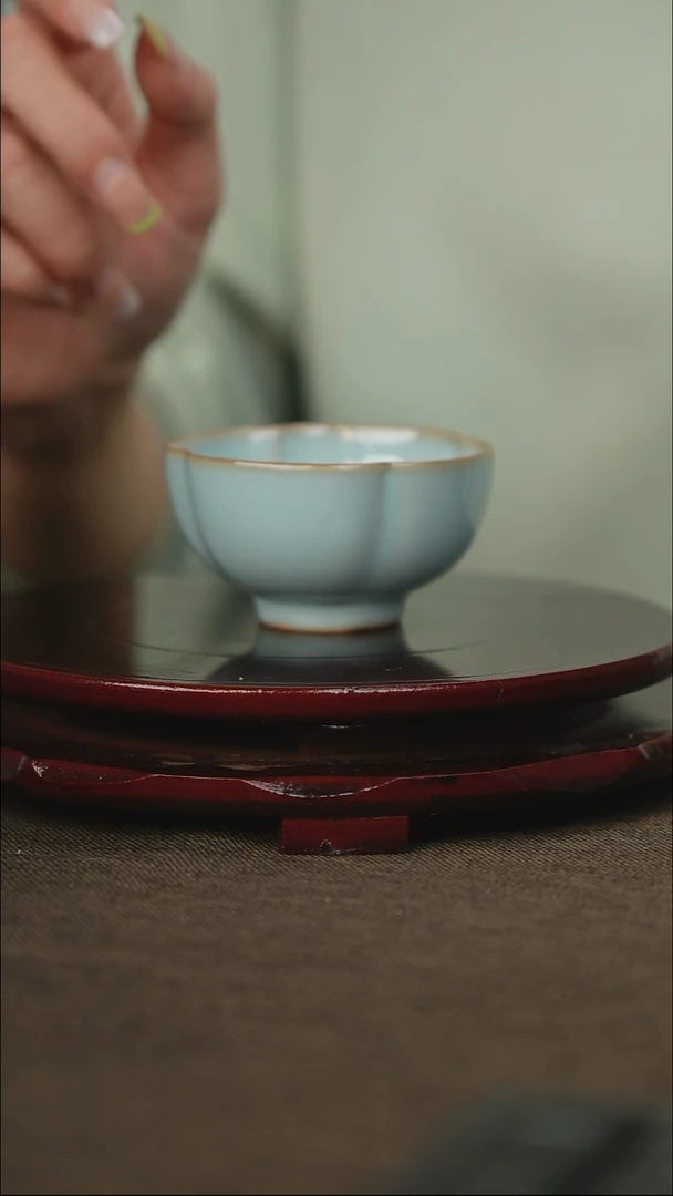 全品 四喜梅花杯 带底款