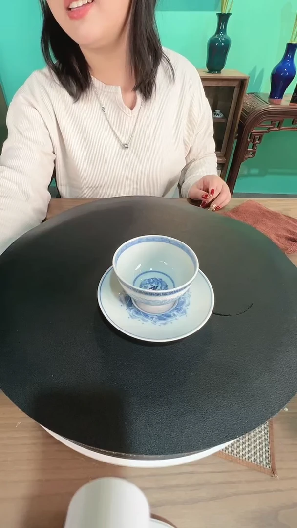 【闪购商品】杯一品德窑青花万字纹建盏