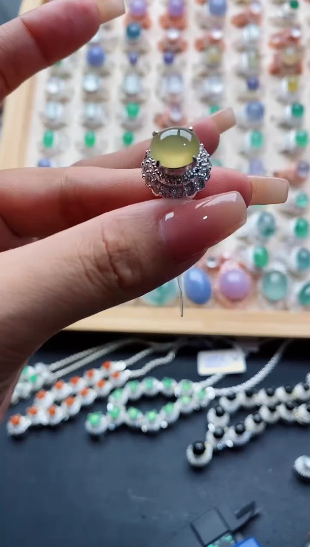 未镶嵌戒指翡翠天然缅甸翡翠A货111 6-4