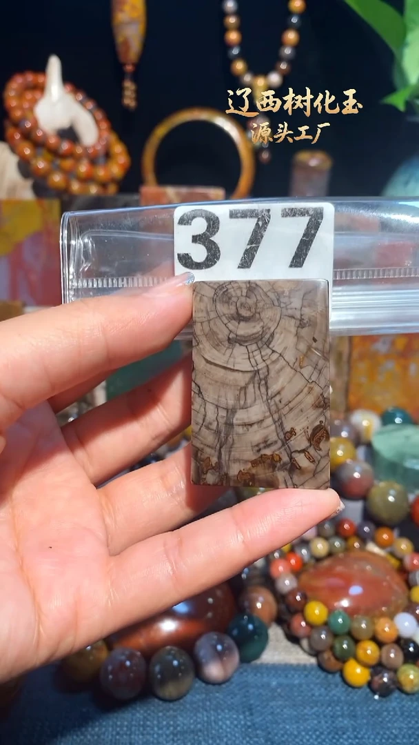 未镶嵌-硅化玉天然北票硅化玉吊坠