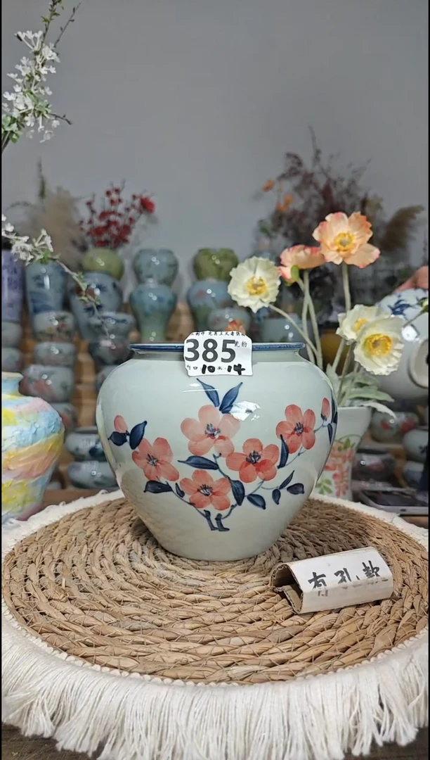 景德镇瓷韵陶瓷花盆   358   有孔 陶瓷制品 默认微瑕