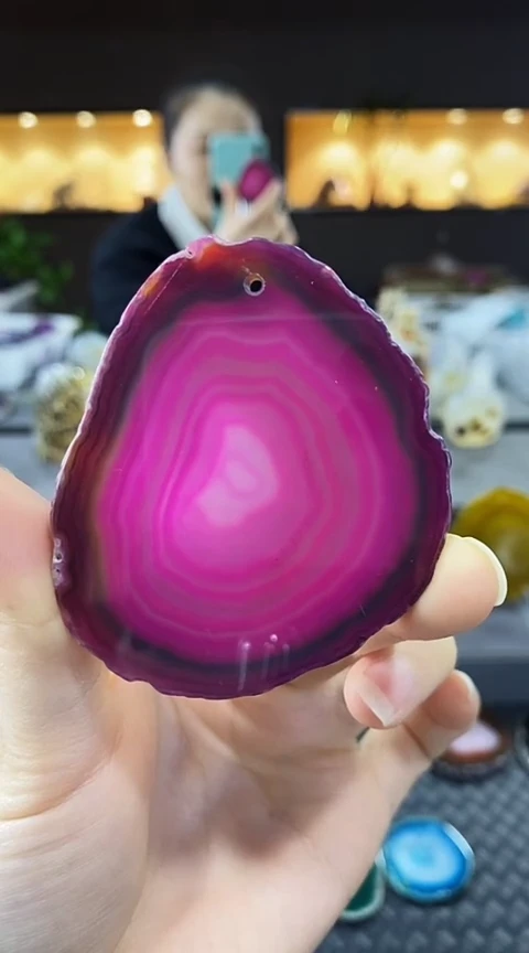 未镶嵌颈饰玛瑙/玉髓木**然玛瑙