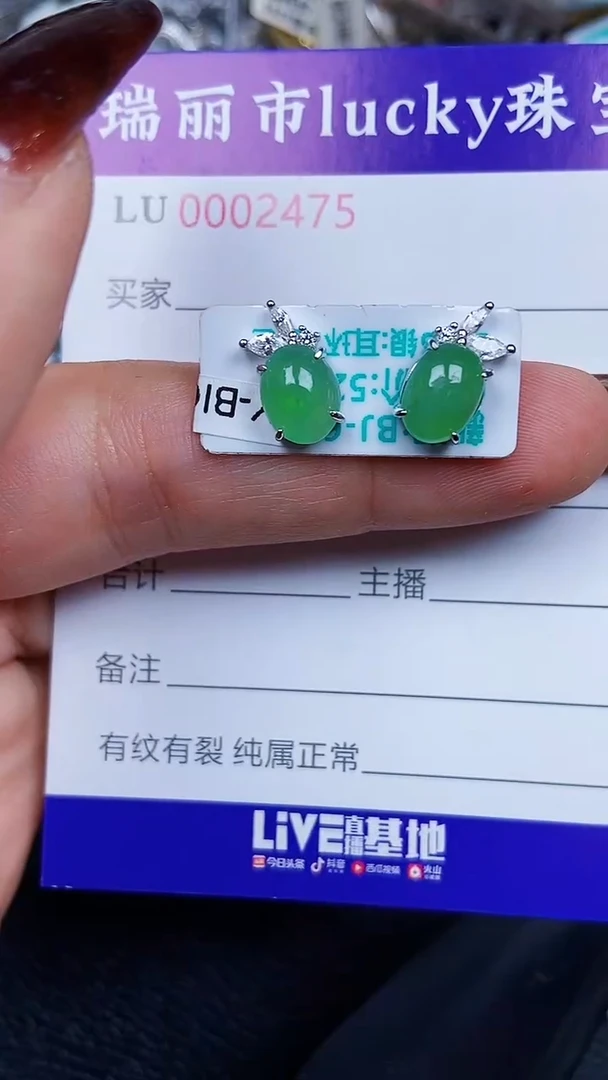 颈饰银S925镶嵌翡翠2475