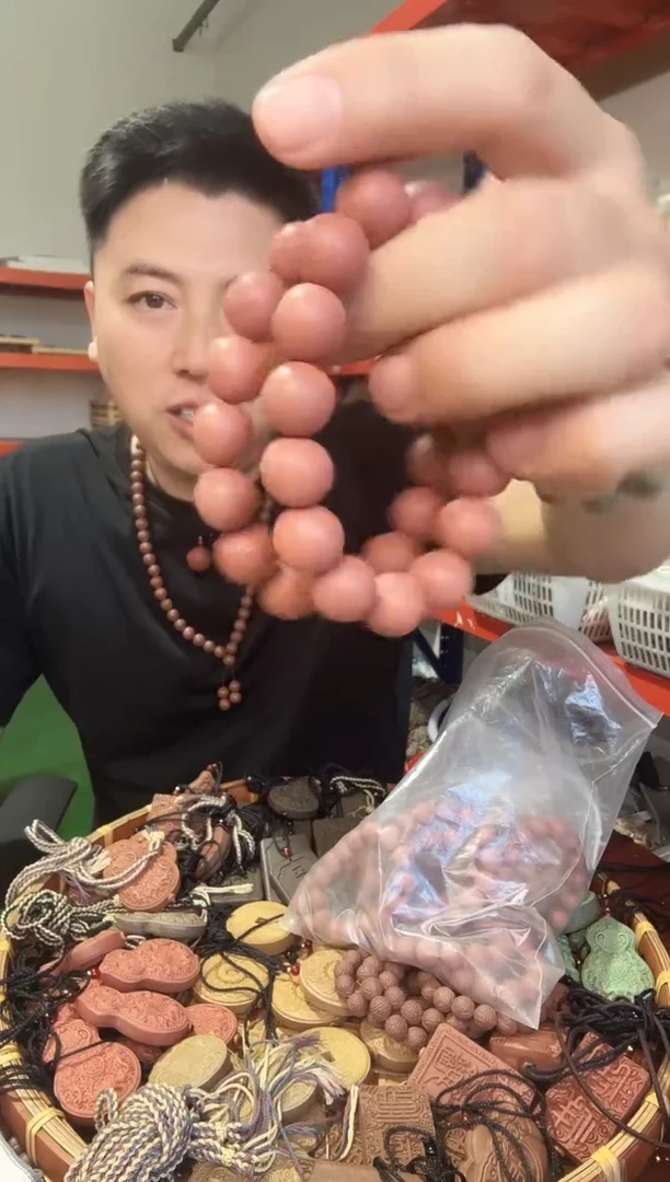 泥塑龙涎玫瑰香1.3素珠串