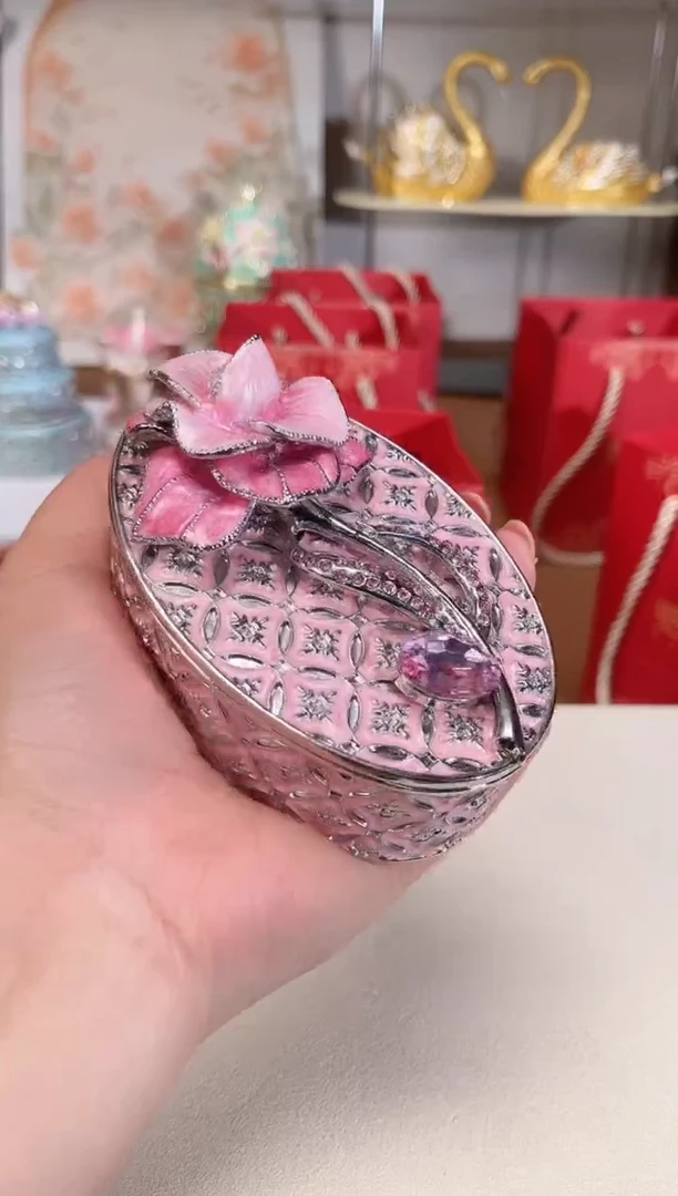 【闪购商品】易尚宝珐琅彩首饰盒