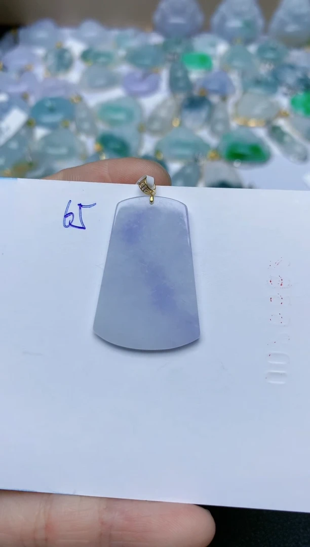 【闪购商品】翡翠颈饰18K金镶嵌天然翡翠A货