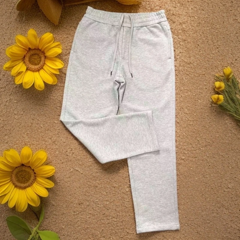 1790！Y系列专柜高奢版！人字纹抓绒秋冬加厚休闲长裤！男女同款卫裤