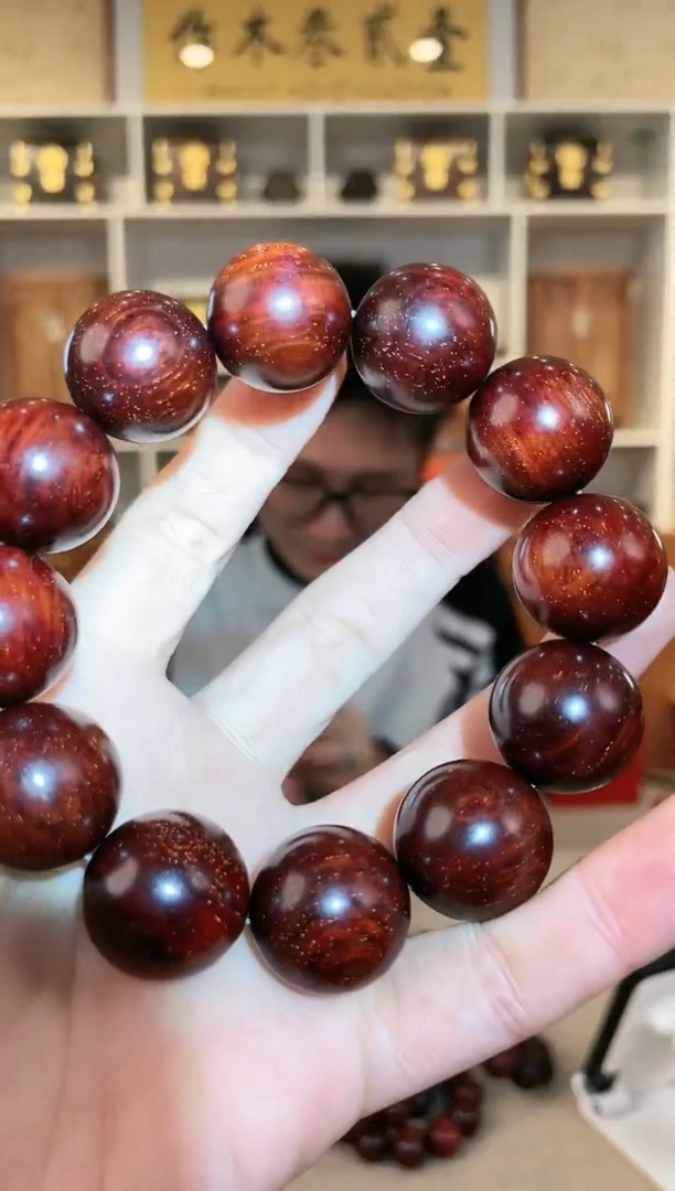 【闪购商品】檀香紫檀（小叶紫檀）2.0 正圆圆珠单圈手串