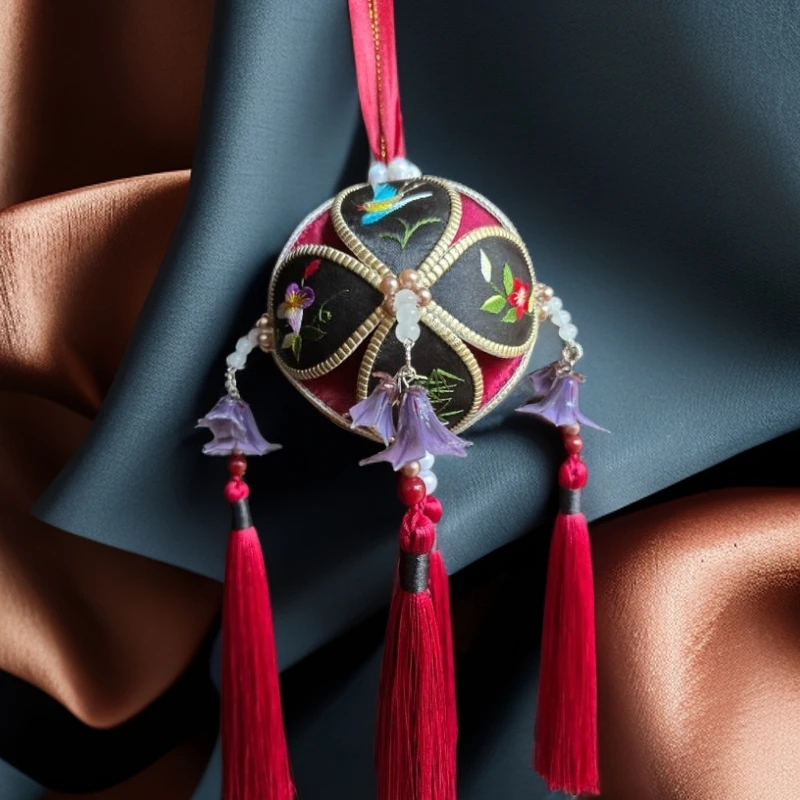 【恋与深空刺绣款】广西非遗绣球民族风饰品