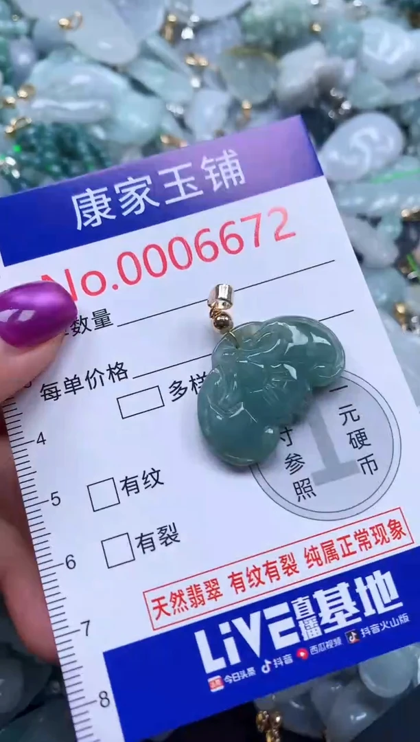 颈饰未镶嵌翡翠6672