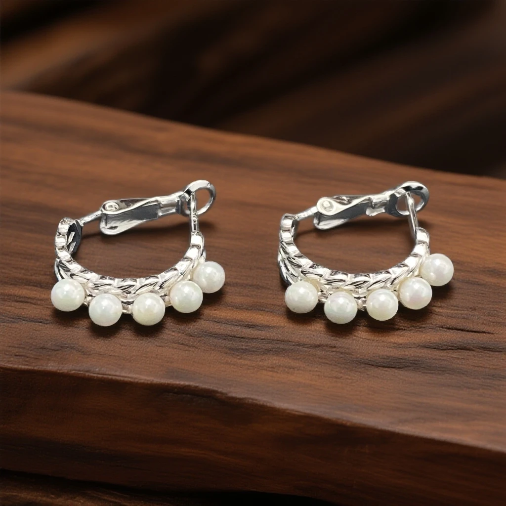 925银耳饰 镶嵌气质耳饰 ES00998