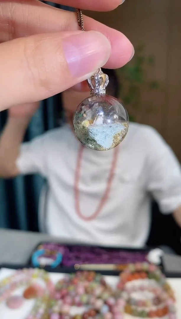 吊坠(不含链)银S925镶嵌水晶265
