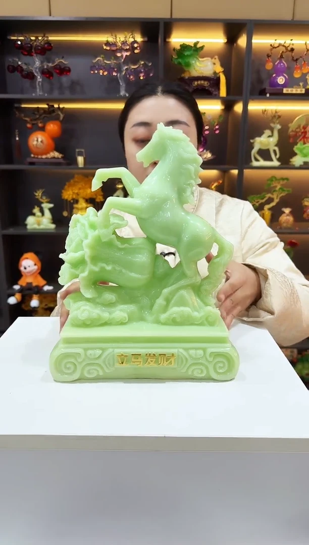 大号立马发财摆件