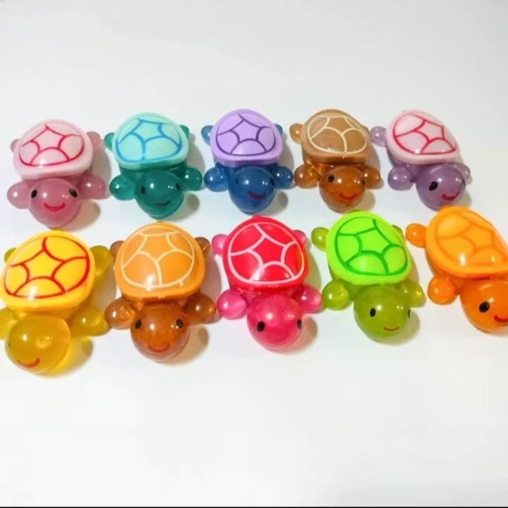 （直播拆）卡通夜光小乌龟树脂diy汽车小摆件小海龟创意可爱动物
