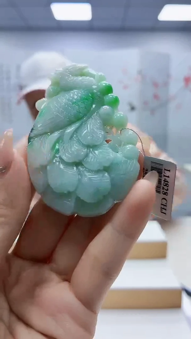 未镶嵌定制翡翠4919ty-毛货挂件109