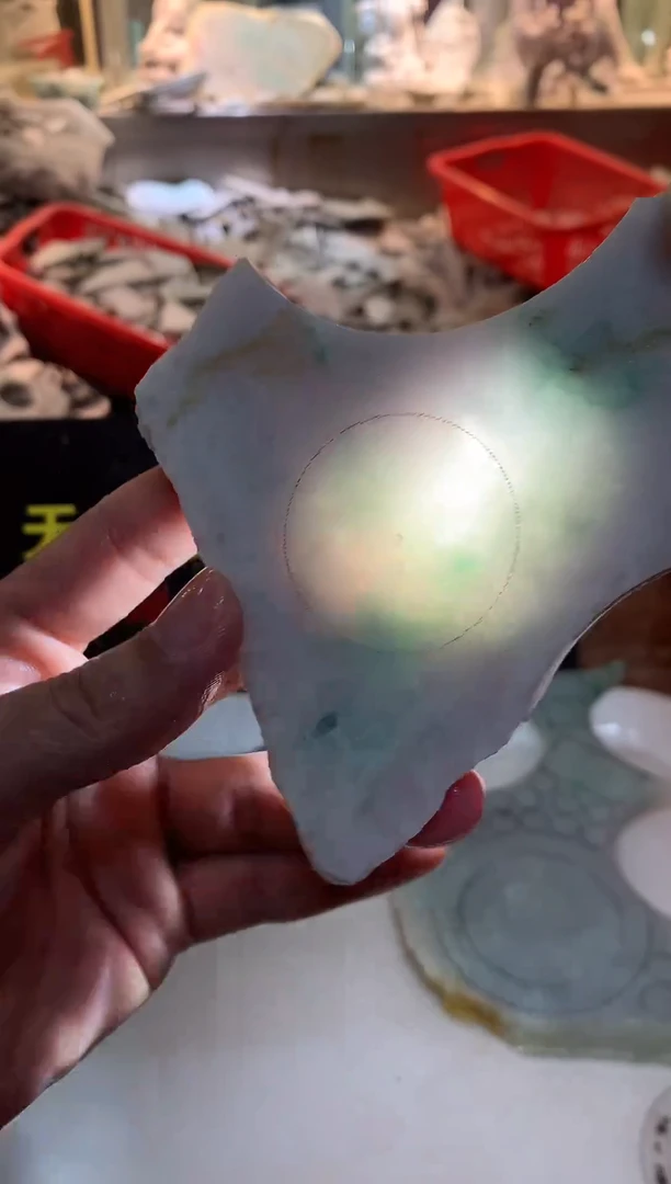 裸石翡翠0朗0翡翠珠宝700