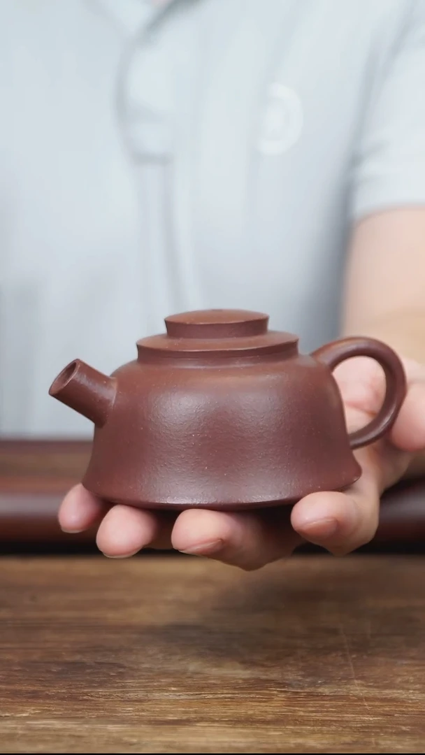茶壶紫砂180ml 炮嘴巨轮 底槽清
