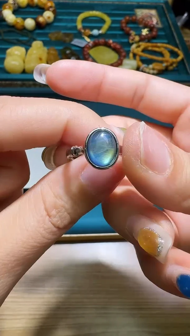 未镶嵌戒指拉长石蕙*多样性发一件 765