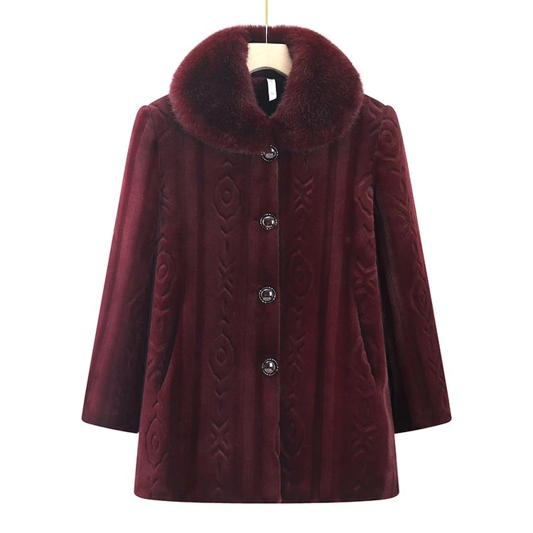 7810-老年人女奶奶秋装新款外套加绒加厚保暖休闲衣服【李世克】