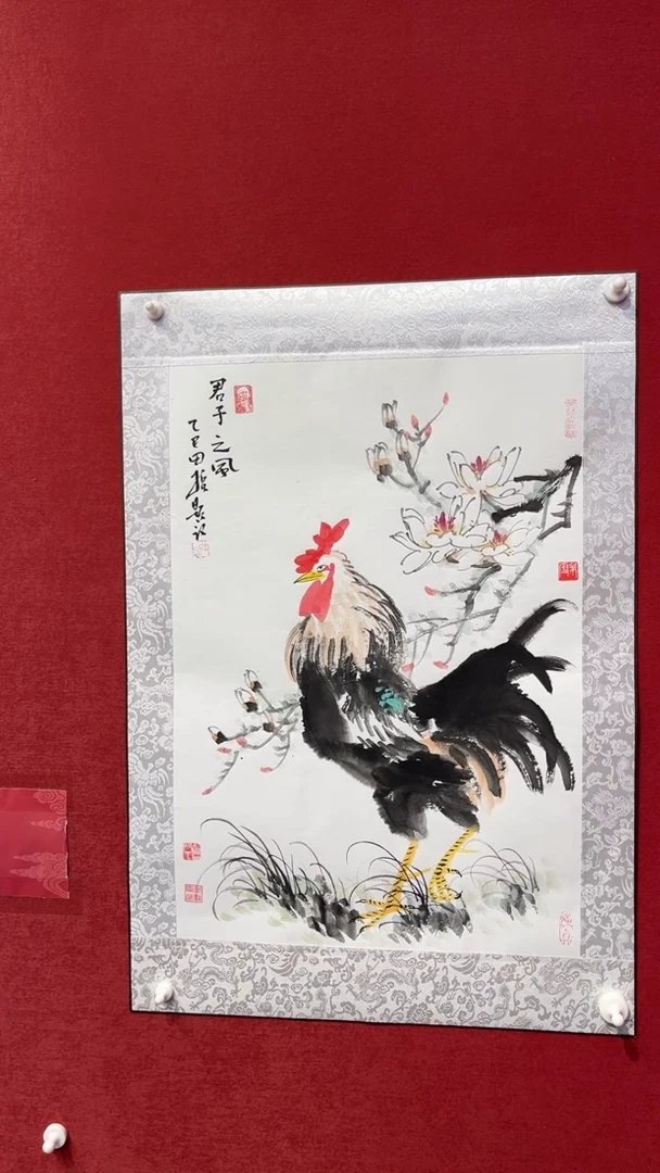 国画老师现场创作  7