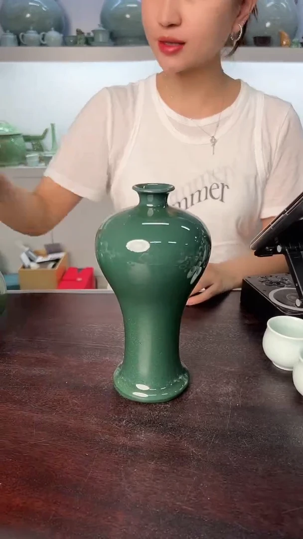 龙泉云间青瓷小米茶器