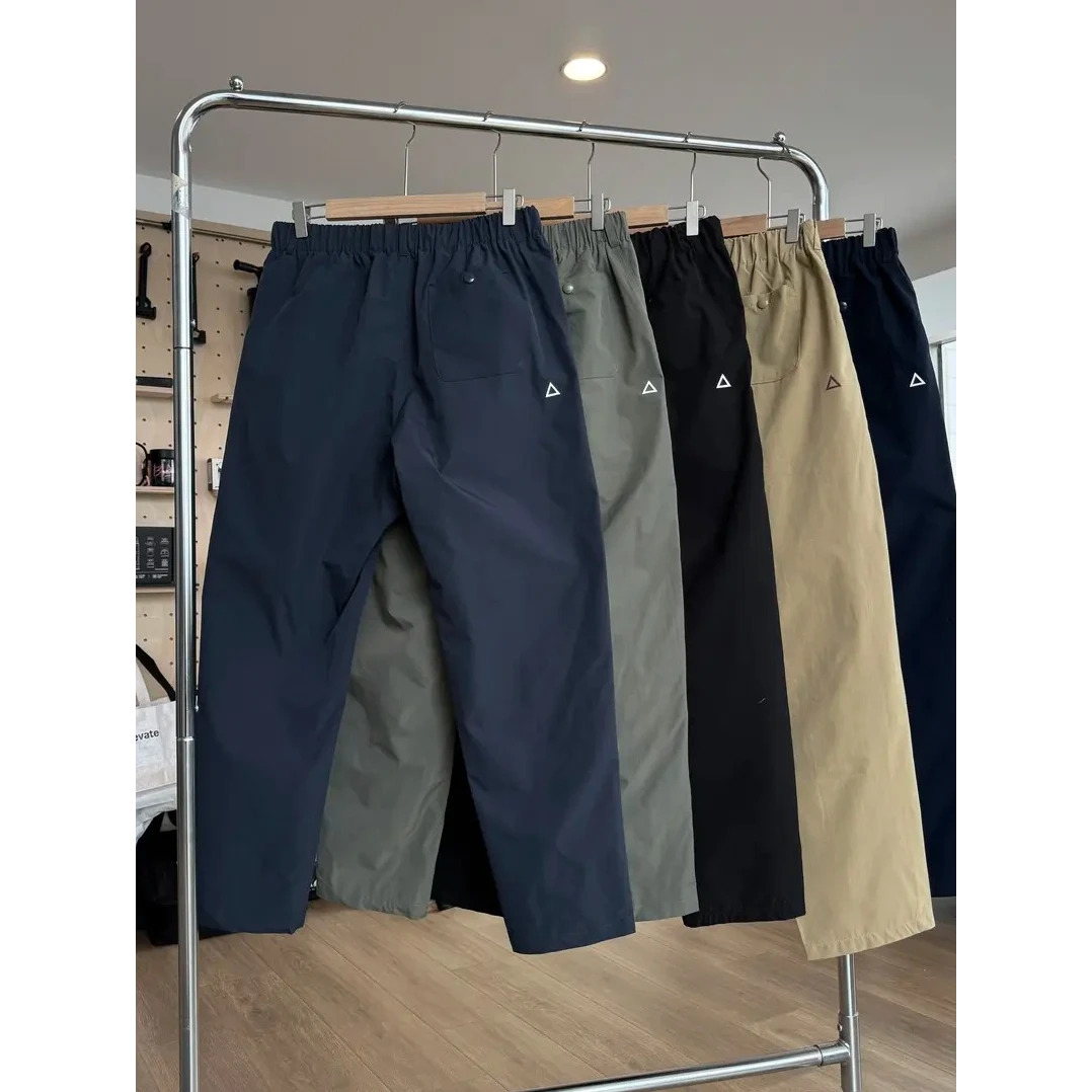 2025夏款美式户外工装机能小白标宽松百搭休闲高街男女同款冲锋裤