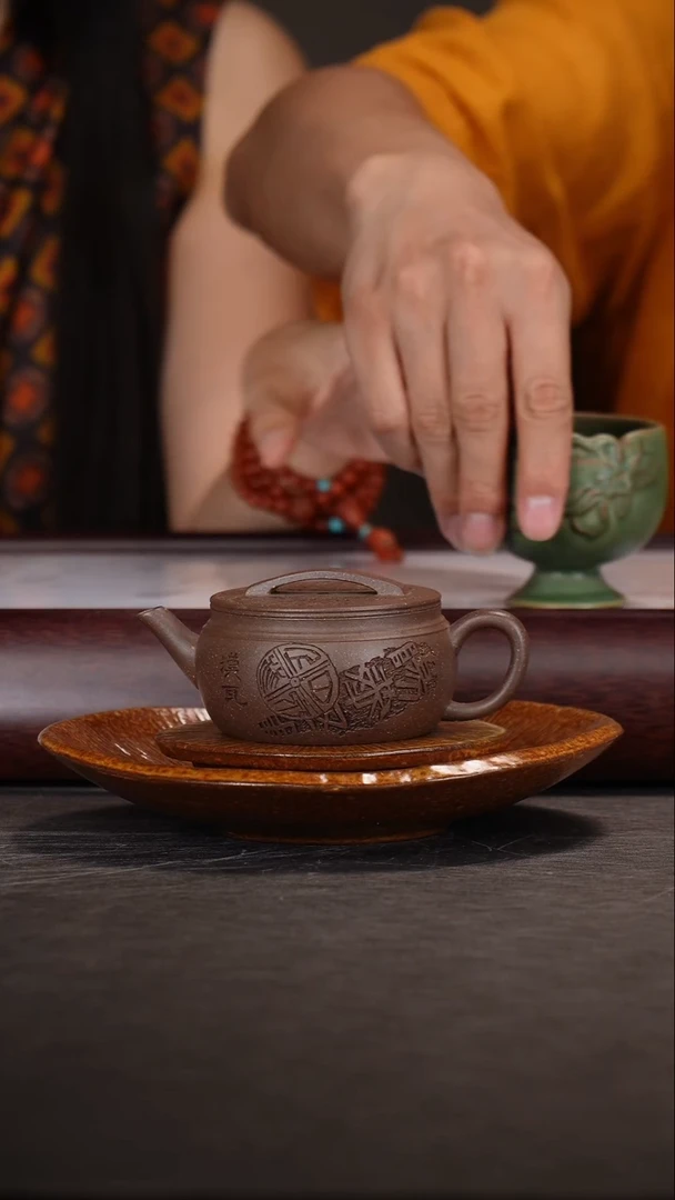 茶壶紫砂诸葛永南/段泥/汉瓦/180c
