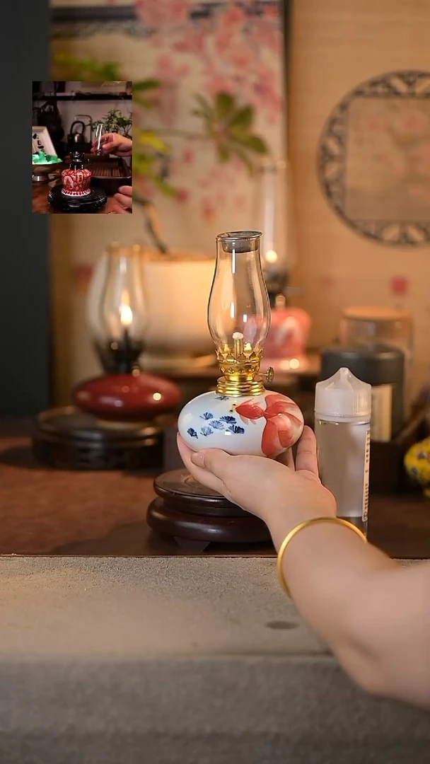 景德镇陶瓷香薰灯摆件