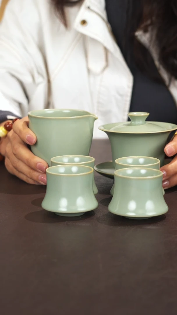 琢**艺宣宝汝瓷原矿原釉手工作品