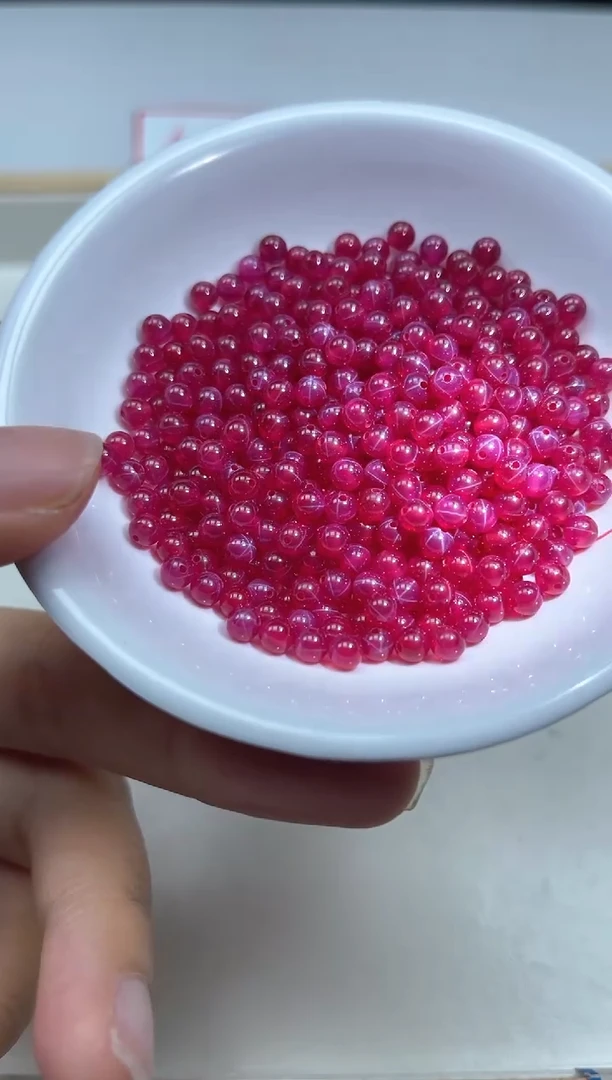 散珠未镶嵌红宝石B2152红宝石4mm20颗19.8元