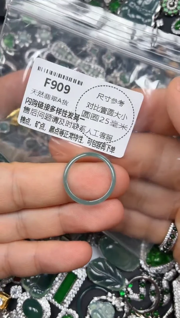 颈饰未镶嵌翡翠F909戒圈