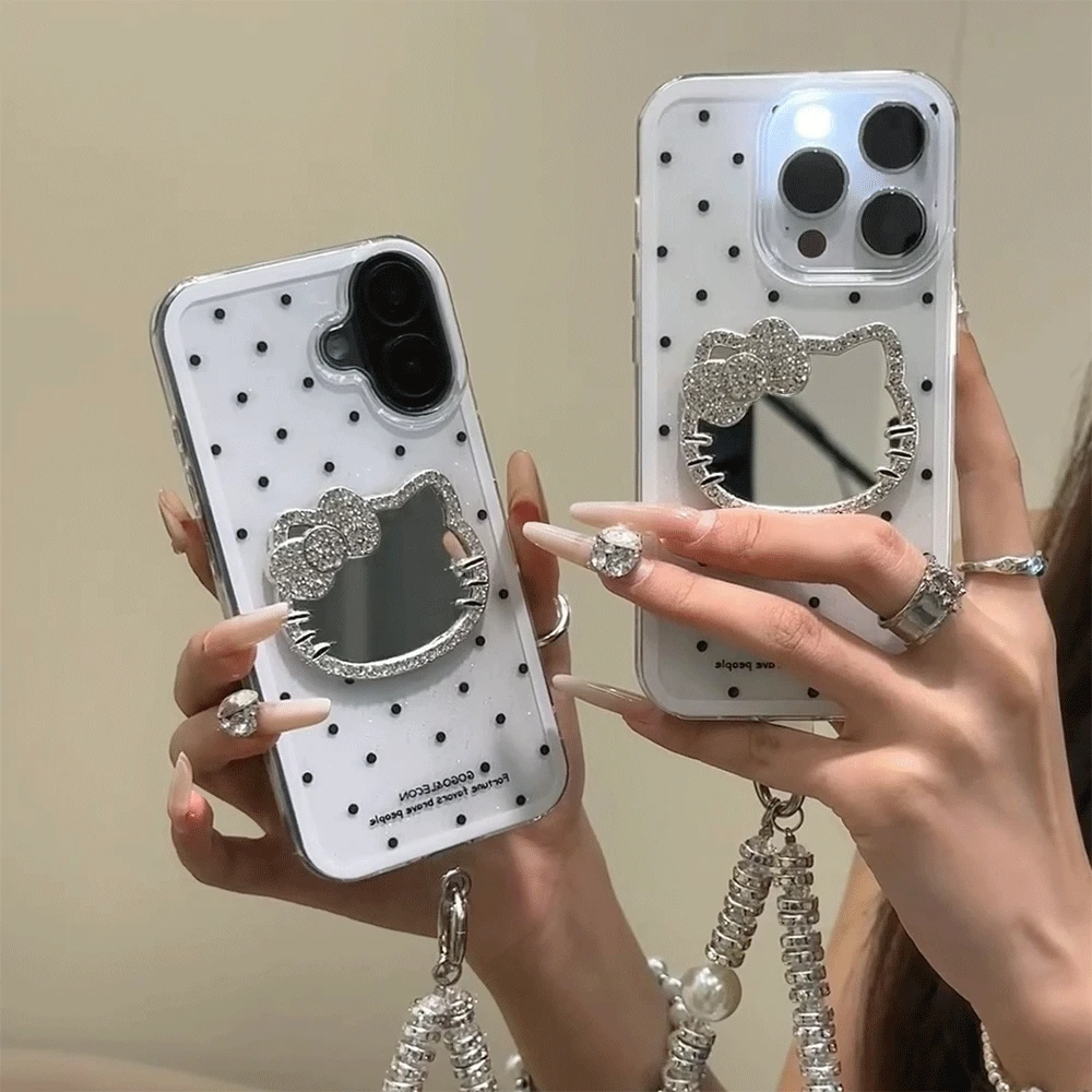 闪钻凯蒂适用苹果iphone小米15/14/13promax防摔vivo华为oppo手机