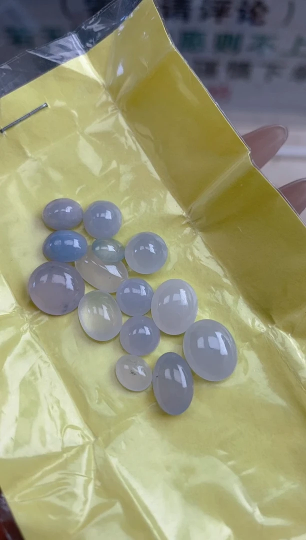 【闪购商品】定制翡翠未镶嵌天然翡翠蛋面73