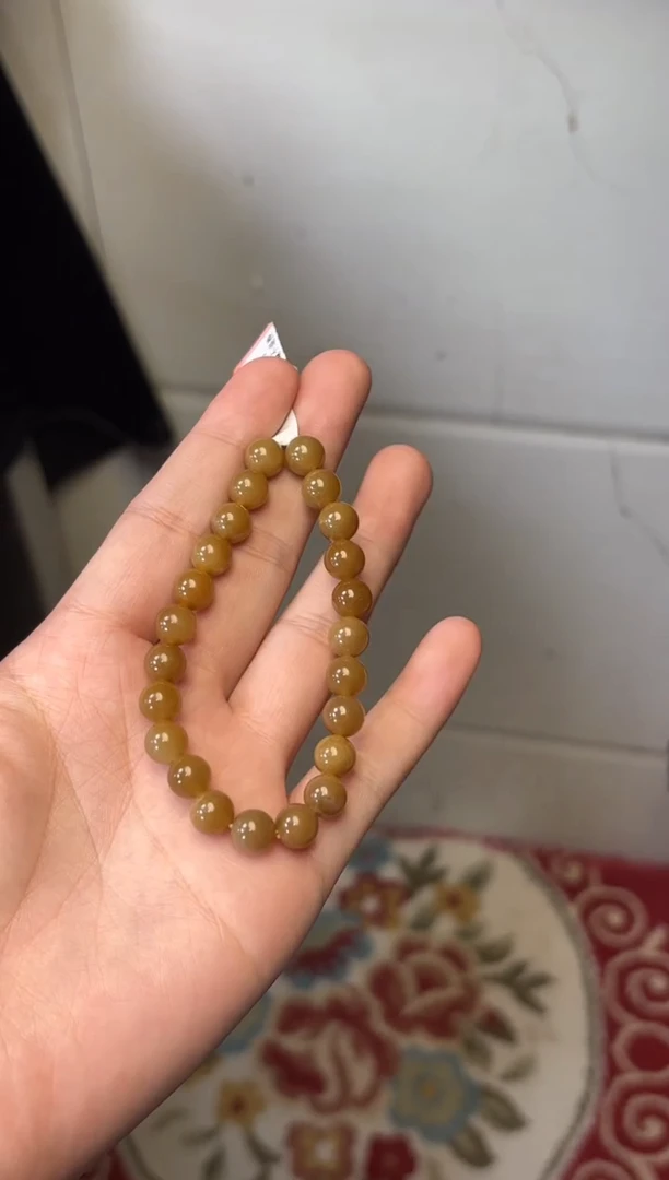 【闪购商品】和田玉手串未镶嵌若羌微色差卡8