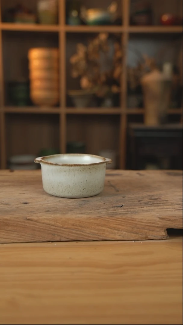 奶奶系列的双耳早餐碗