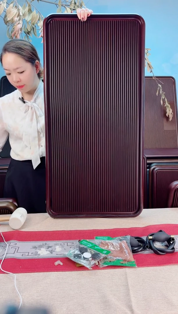 千川红色款式茶盘100*50*5