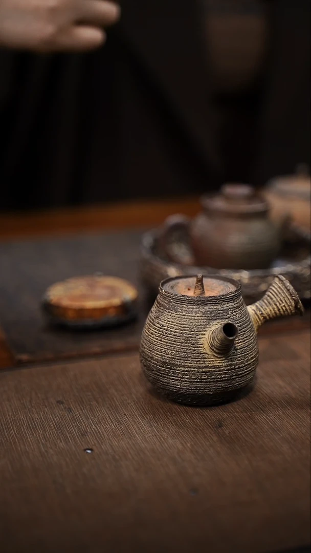 全手工制作  南蛮侧把壶