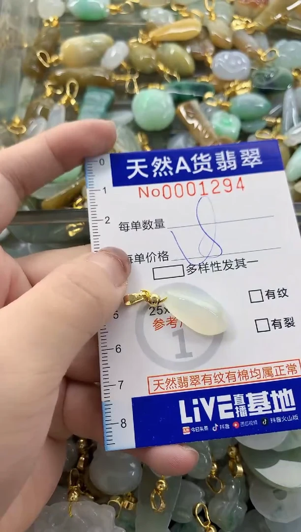 颈饰未镶嵌翡翠天然A货翡翠