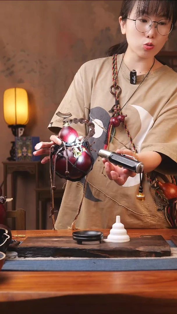 1376号精品大漆葫芦防腐防渗装水茶酒
