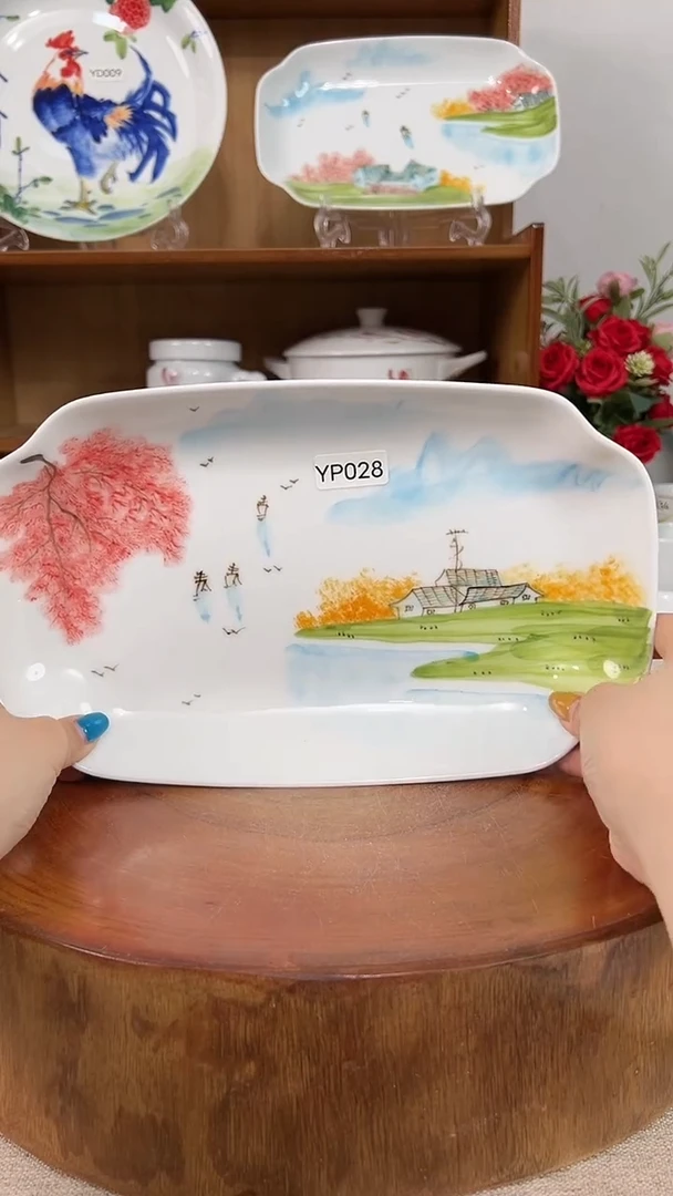 摆件景德镇手工手绘陶瓷