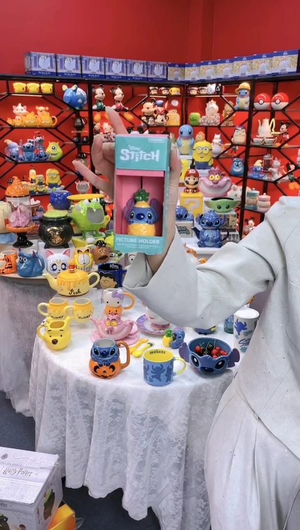 【闪购商品】1@@史迪仔奇名片夹（陶瓷）