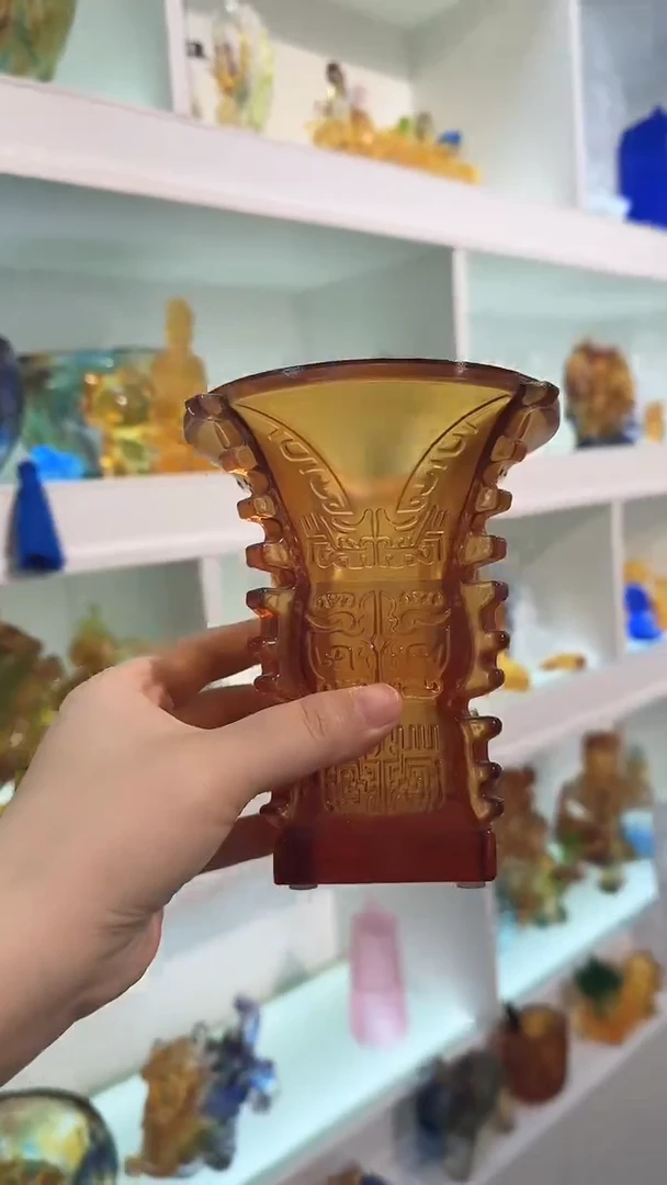 手工艺品琉璃蒸蒸日上