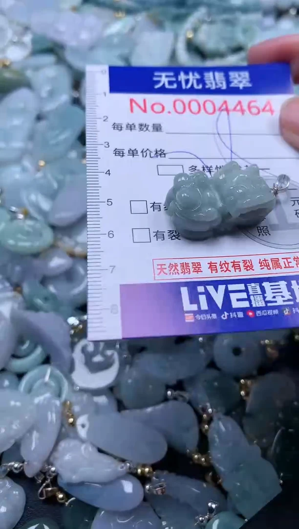 翡翠未镶嵌吊坠(不含链)4464