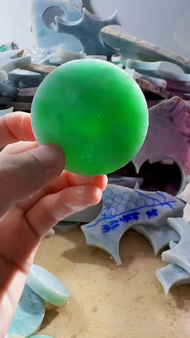 裸石翡翠天然缅甸翡翠2655