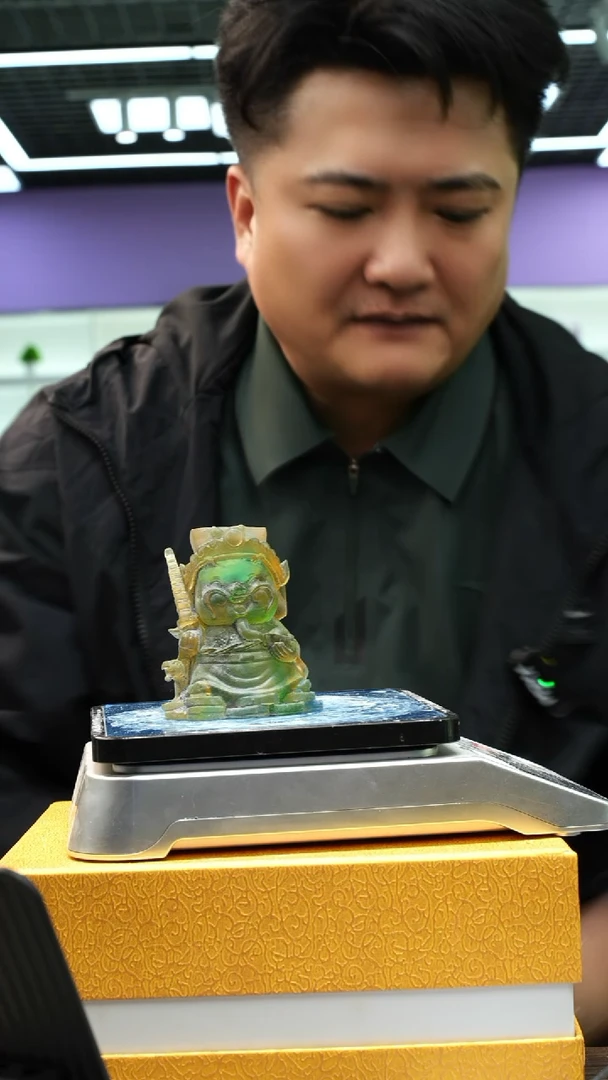 泥塑古法琉璃摆件